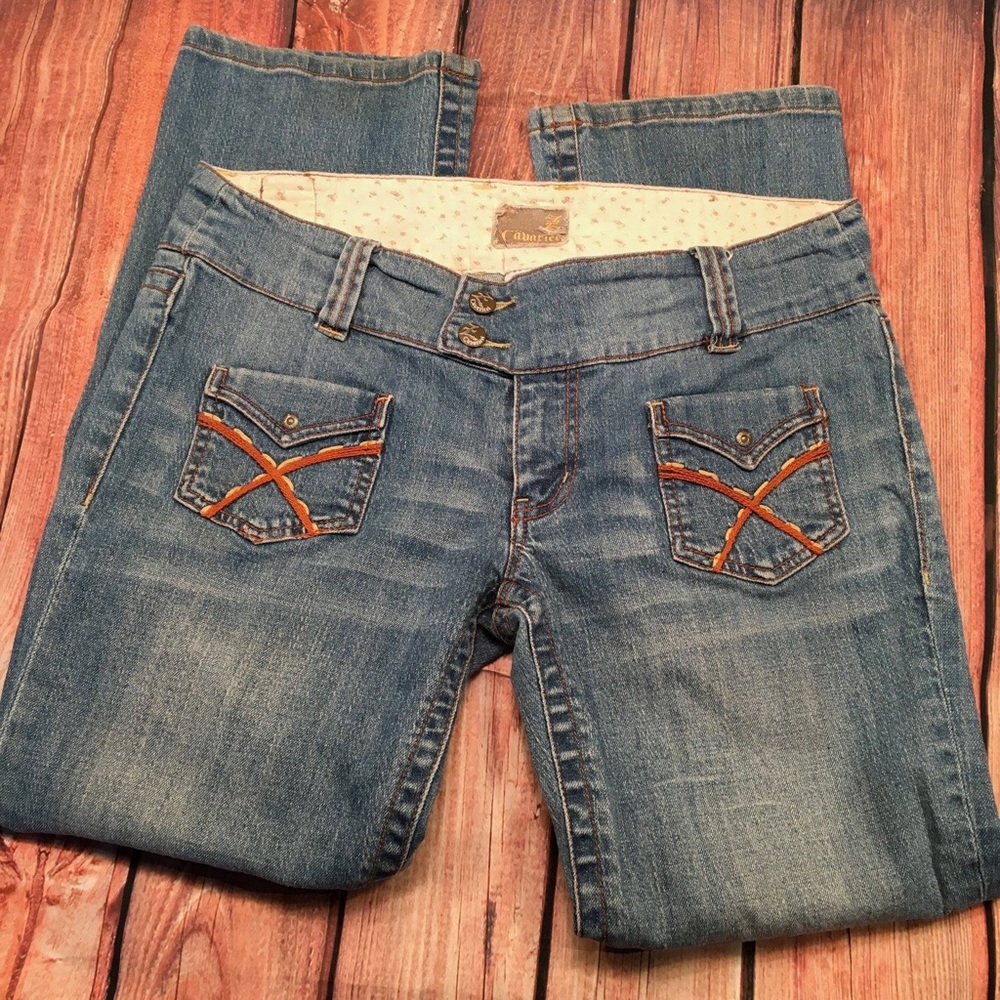 ZCAVARICCI Jeans Embroidered pockets Women's size 13